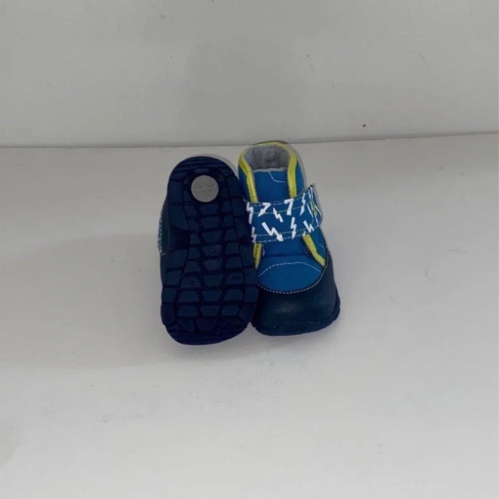 See Kai Run Baby Boy’s Blake Boots Size 5 Shoe Insulated Booties Blue NEW_4